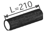 Rura wydechowa DINEX 47111 (W środku)