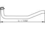 Rura wydechowa DINEX 47146 (Z przodu)
