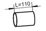 Rura wydechowa DINEX 47209 (W środku)