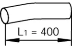 Rura wydechowa DINEX 47286 (W środku)