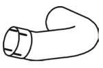 Rura wydechowa DINEX 47502 (W środku)