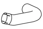 Rura wydechowa DINEX 47504 (W środku)
