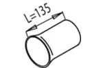 Rura wydechowa DINEX 49148 (W środku)