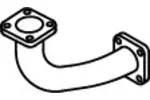 Uchwyt. system wydechowy DINEX 74806