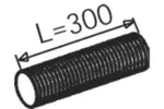 Rura wydechowa DINEX 49268 (W środku)