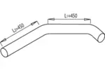 Rura wydechowa DINEX 49281 (W środku)