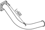 Rura wydechowa DINEX 49609