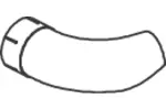 Rura wydechowa DINEX 49722 (Z tyłu)