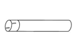Rura wydechowa DINEX 50102 (W środku)