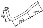 Rura wydechowa DINEX 50112