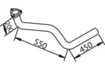 Rura wydechowa DINEX 50142