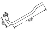 Rura wydechowa DINEX 50148