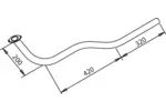 Rura wydechowa DINEX 50152