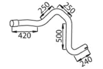 Rura wydechowa DINEX 50171