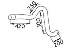 Rura wydechowa DINEX 50174