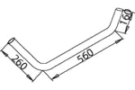 Rura wydechowa DINEX 50185