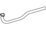 Rura wydechowa DINEX 50293 (Z przodu)