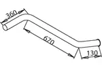Rura wydechowa DINEX 50613