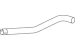 Rura wydechowa DINEX 50787 (Z tyłu)
