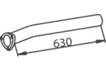 Rura wydechowa DINEX 51141
