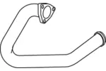 Rura wydechowa DINEX 51164 (Z przodu z lewej)