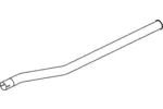Rura wydechowa DINEX 51602 (Z tyłu)