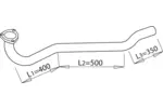 Rura wydechowa DINEX 52124 (Z przodu)