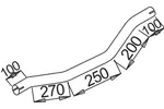 Rura wydechowa DINEX 52162