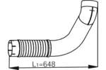 Rura wydechowa DINEX 53128