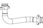 Rura wydechowa DINEX 53173 (Z przodu)