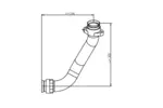 Rura wydechowa DINEX 53175 (Z przodu)