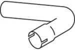 Rura wydechowa DINEX 53264 (W środku)