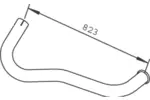 Rura wydechowa DINEX 53692