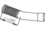 Rura wydechowa DINEX 54163 (Z przodu)