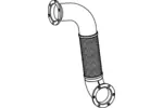 Rura wydechowa DINEX 54213 (W środku)