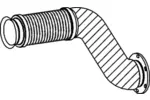 Rura wydechowa DINEX 54221 (Z przodu)