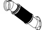 Rura wydechowa DINEX 54280 (Z przodu)