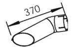 Rura wydechowa DINEX 54651 (Z tyłu)