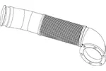 Rura wydechowa DINEX 5AA000 (Z przodu)