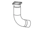 Rura wydechowa DINEX 60103 (Z przodu)