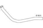 Rura wydechowa DINEX 64134