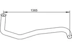 Rura wydechowa DINEX 64167