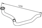Rura wydechowa DINEX 64186