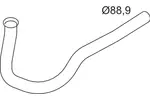 Rura wydechowa DINEX 64237 (Z przodu)