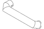 Rura wydechowa DINEX 64657 (W środku)