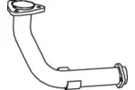 Rura wydechowa DINEX 66114 (Z przodu)