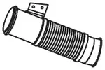 Rura wydechowa DINEX 68039 (Z przodu)