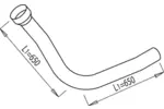 Rura wydechowa DINEX 68171