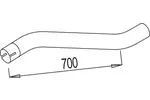 Rura wydechowa DINEX 68175