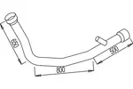 Rura wydechowa DINEX 68198 (Z przodu)